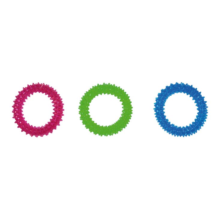 Tpr Hoop Spike Day 11cm (Umv 3pcs.) Tpr Dog for wholesale by Nayeco