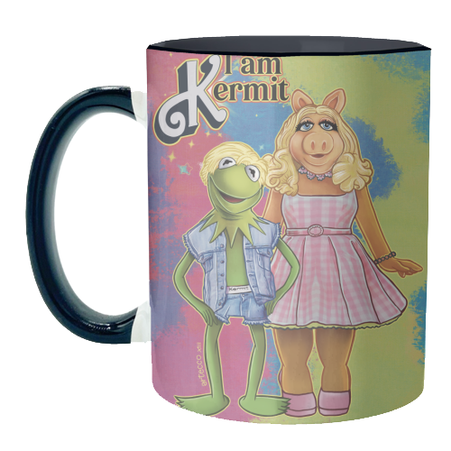 ART WOW – Caneca por atacado – Canecas 'Eu sou Kermit' de Guillermo Salinas6