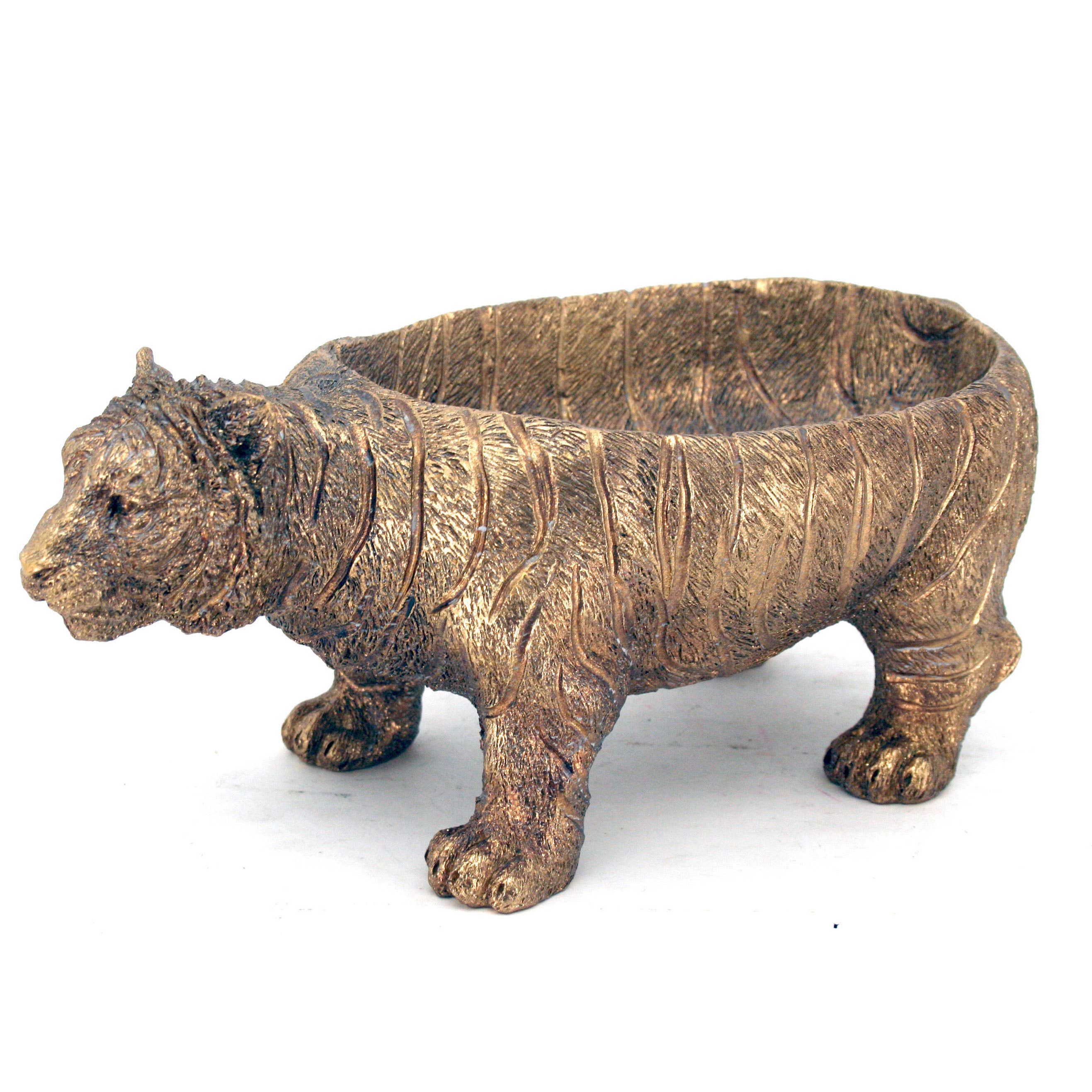 Modern World by Contrast Inc. - Wholesale Decoratief bord/schotel/kom - Gouden Tijger Kom1