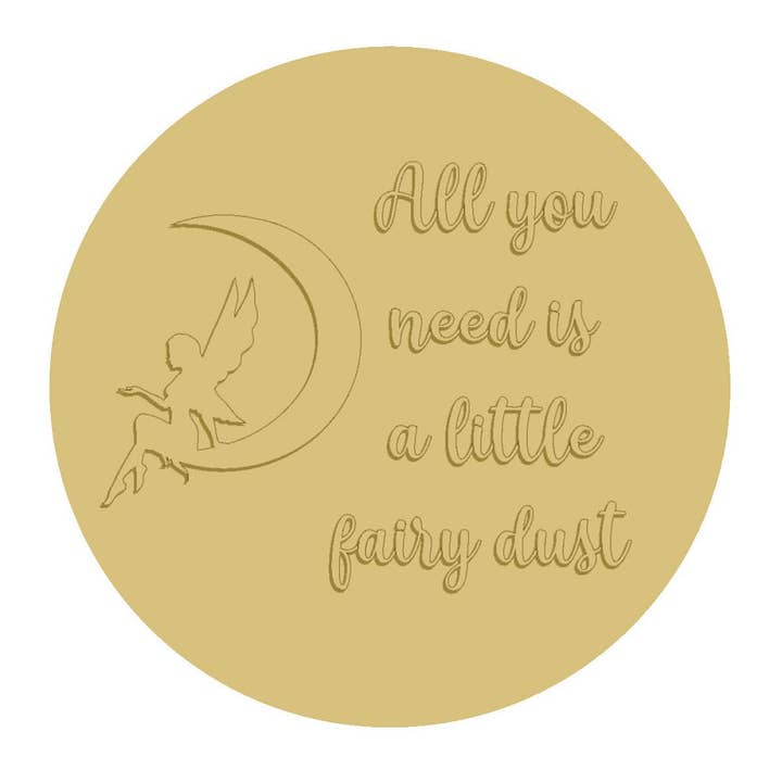 3D-Holzausschnitt „Ein kleines Feenstaub“, unvollendet, Stil 1 für den Großhandel von Diverse Woodworking