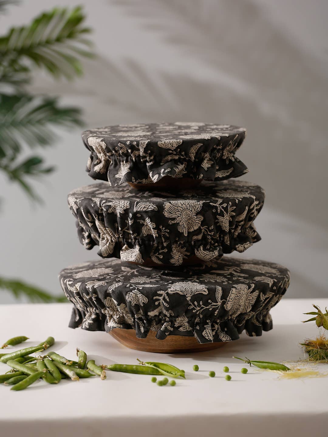 Eyda Homes – wholesale Serving bowl – Handmade Cotton Bowl Covers | Floral Pattern Linen Cover Set0