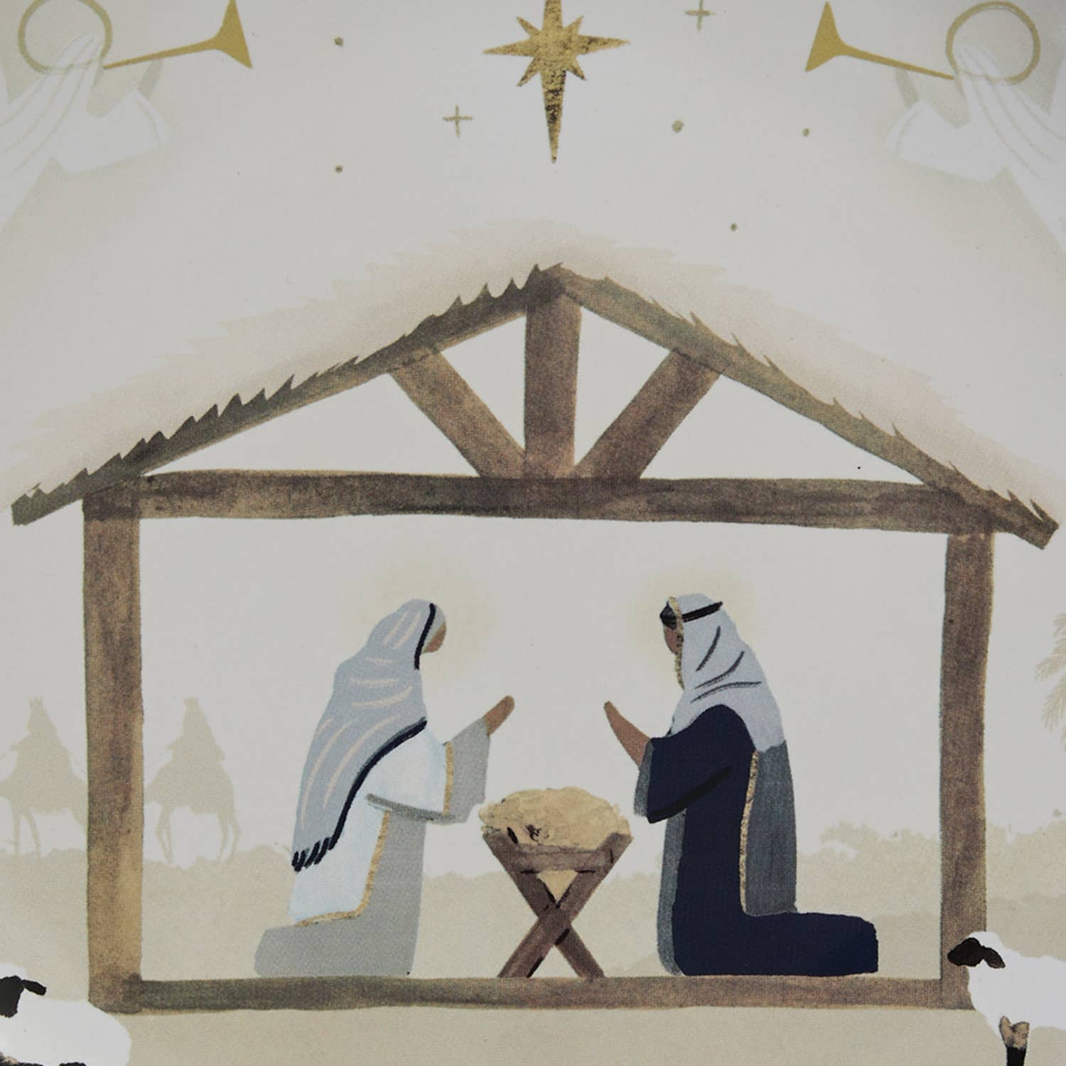 Split P - Vente Assiette à salade - Assiette à salade Away In The Manger2