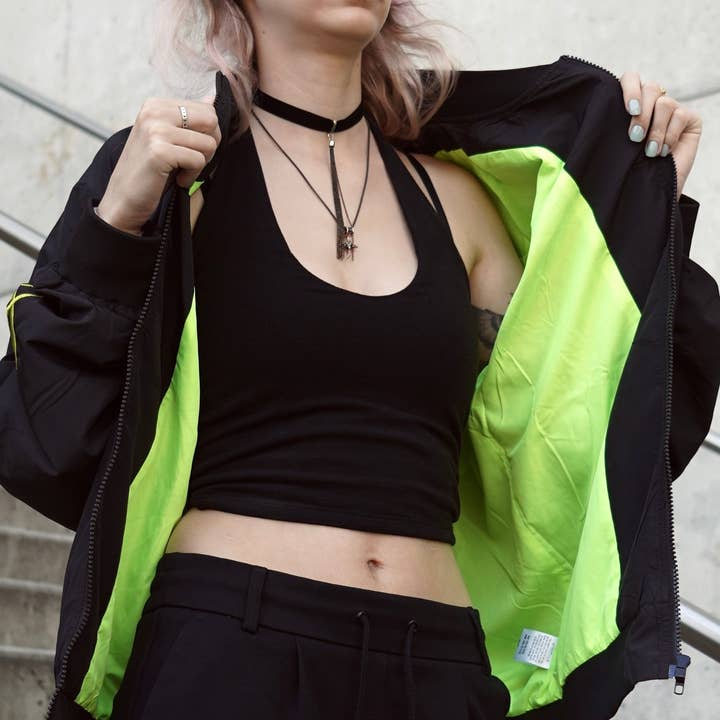 Kirin Koncept - Wholesale Bomber Jacket - Women's - Slashed - Lightweight Bomber Jacket5