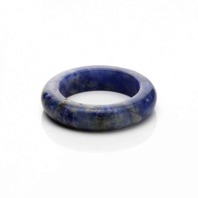 UniArt - Wholesale Single Stone/Solitaire Ring - Natural sodalite ring0