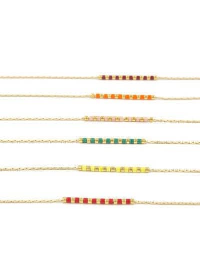 Collier à perles dorées délicates/Collier à perles délicates/Minimal pour la vente par 36th Child Jewelry