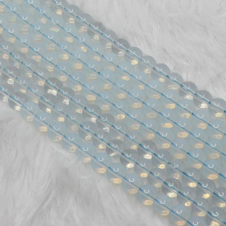 AK Healing Crystals - Wholesale Beads - Opal Synthetic Round Beads, Crystal Bead Jewelry 4-10mm