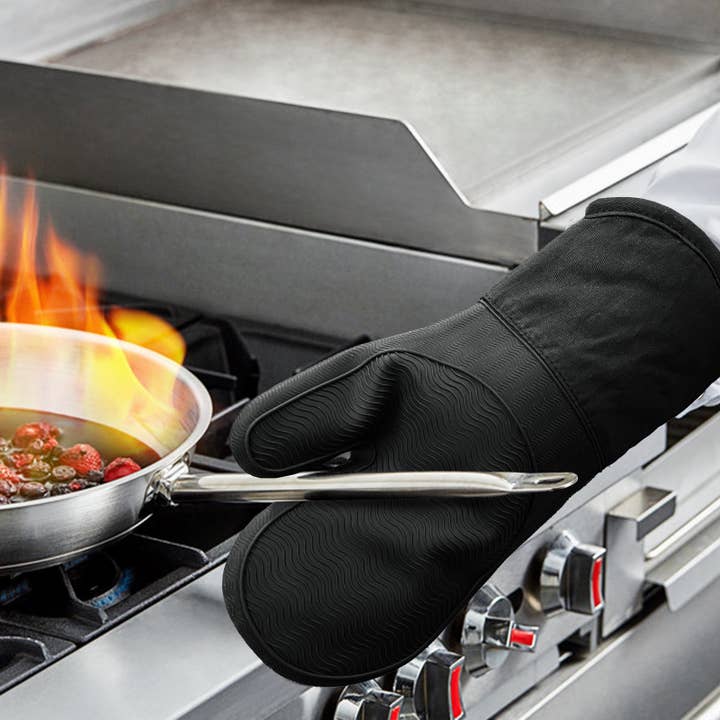 Fabstyles - Wholesale Oven mitt/pot holder - SILICON OVEN MITT-PAIR11