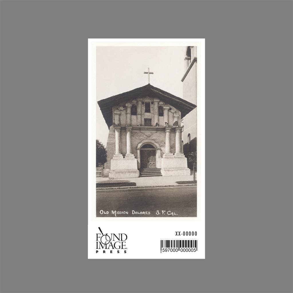 Found Image Press - Wholesale Sticker - Sticker SF-611 Old Mission Dolores1