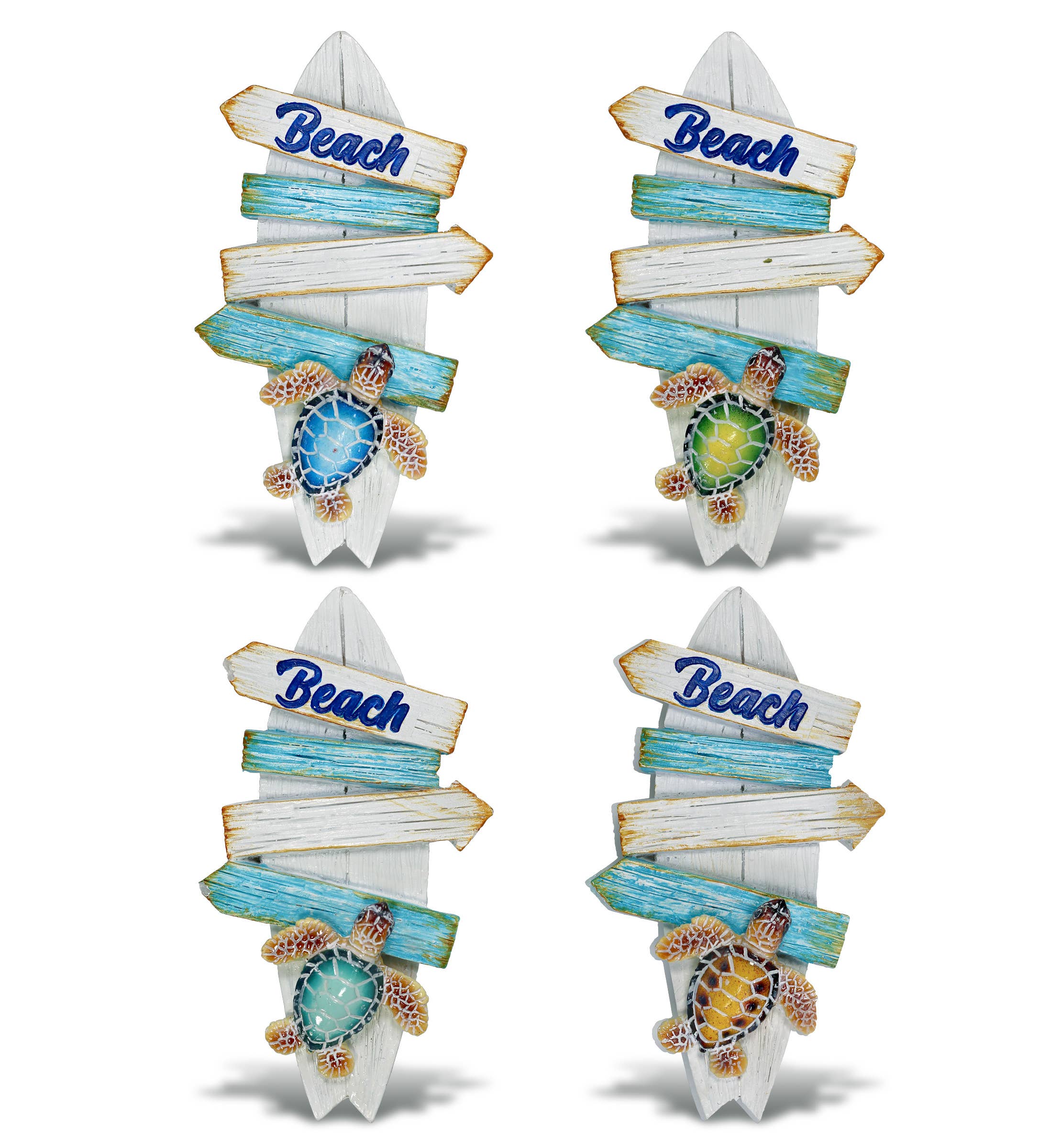 Cota Global - Wholesale Magnet - Resin Magnet - Surfboard Beach Sign - Sea Turtle0