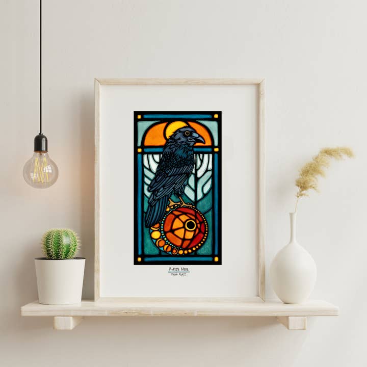 Giclee Print - Raven for wholesale by Sarah Angst Art