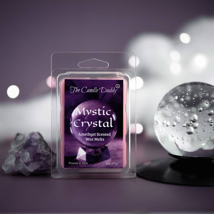 The Candle Daddy - Wholesale Wax Melt - MYSTIC CRYSTAL - AMETHYST CRYSTAL SCENTED WAX MELT