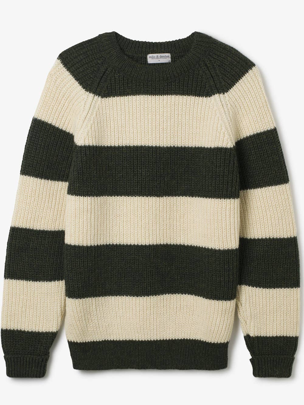 Canadian Woollen – wholesale Knitted jumper – unisex – HAND KNIT WOOL STRIPED SWEATER0