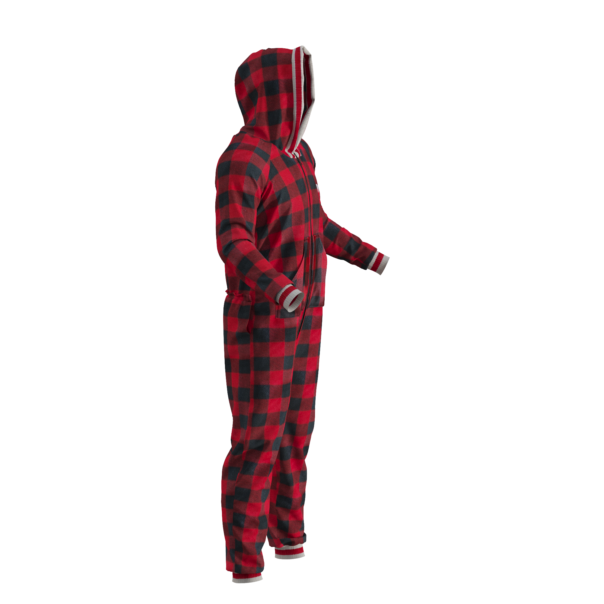 POOK - Wholesale Onesie - Unisex - Pook Onesie - Red (Adult Unisex)17