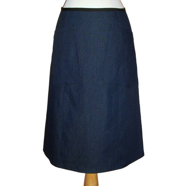 Midi Denim Skirt for wholesale by Desserts and Skirts