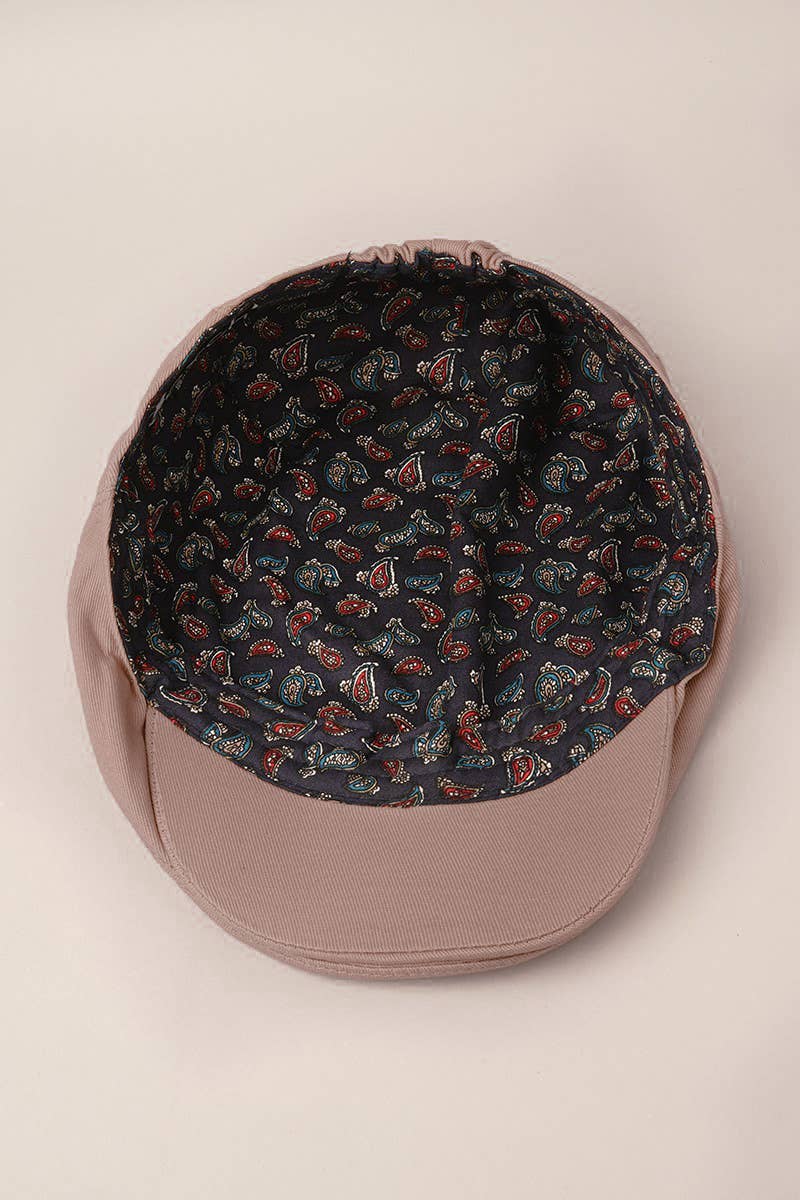 Fashion City - Wholesale Newsboy/Schoolboy Hat - Men's - Men's Solid Plain Cotton Newsboy Ivy Cap4