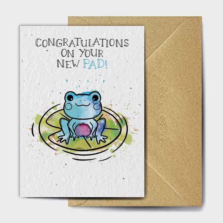 The Seed Card Company – wholesale Congratulations card – Finally Made It Across The Road