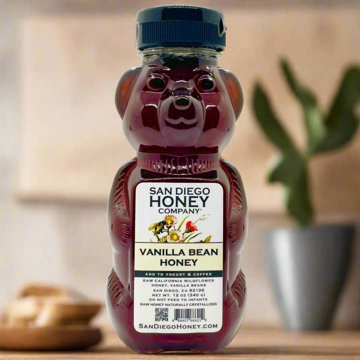 Mel com infusão de baunilha por atacado de San Diego Honey Company