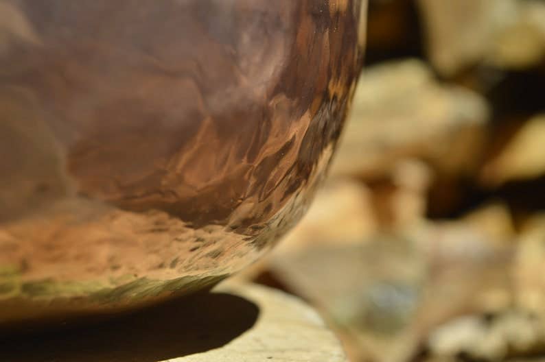 La Casa del rame – Vaso por atacado – Vaso de Flores Rústico em Cobre – Peça de Decoração de Jardim Feita à Mão4