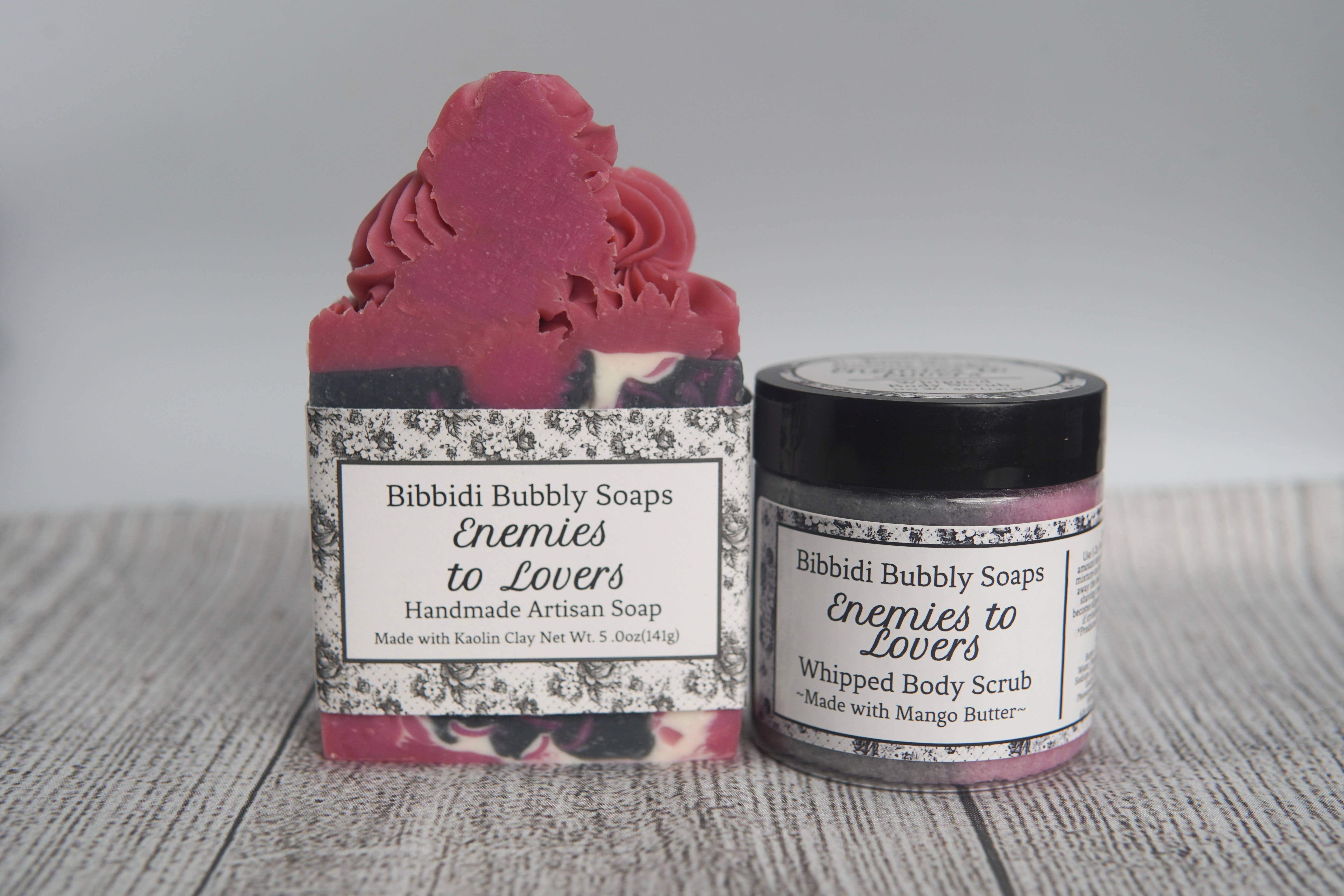 Bibbidi Bubbly Soaps - Wholesale Body Scrub/Exfoliant - Enemies to Lovers Whipped Body Sugar Scrub Fantasy Bookish2