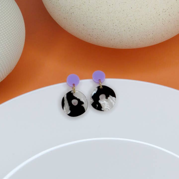 Alma earrings in lilac with acetate pendants and other Purchase Wholesale almagro articulos para encuadernacion. Free Returns & Net 60 Terms on Faire trending on Faire.