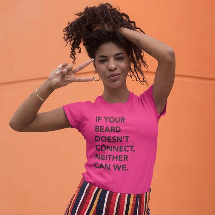 Beard Connection Tee (Women's) for wholesale by ROCKaBLOCK