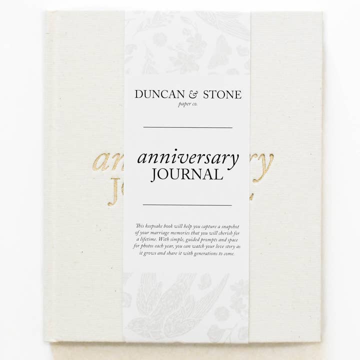 Duncan & Stone Paper Co. - Wholesale Journal/Diary - Anniversary Journal | Wedding Book | Gift for Wife or Spouse1