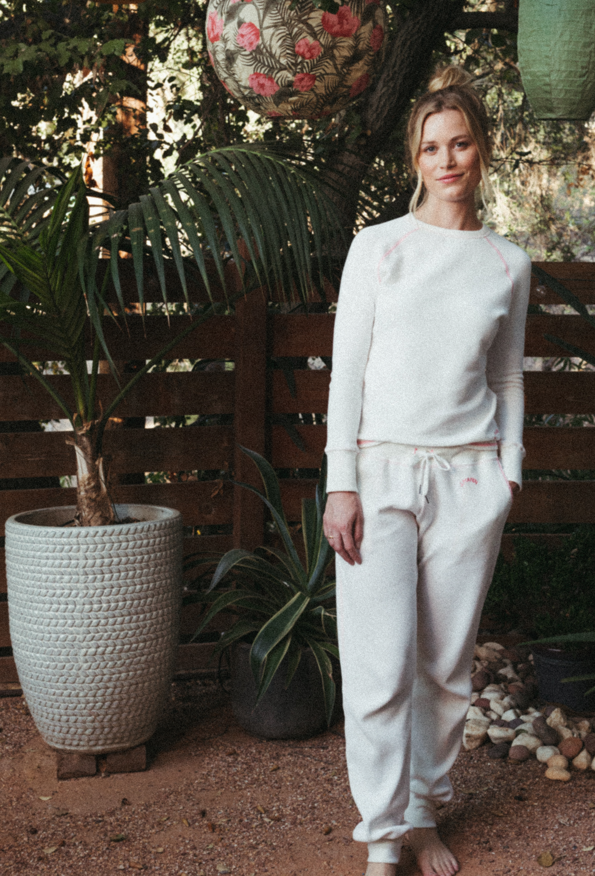 J. Marin Co. - Wholesale Lounge Sweatpants/Joggers - Women's - The Thermal Jogger - Essential Black1