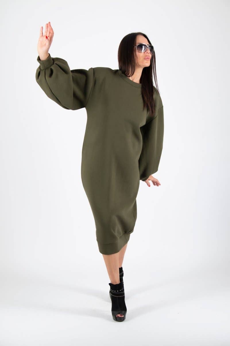 EUG fashion - Wholesale Dress - Women's - Sweatshirt Dress KARINA1