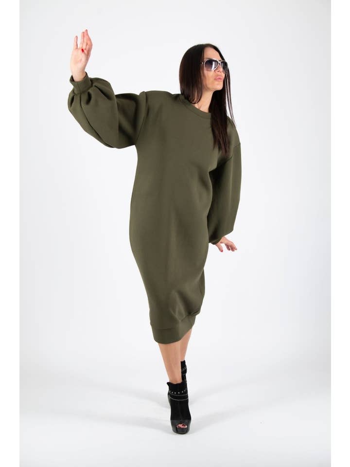 EUG fashion - Wholesale Dress - Women's - Sweatshirt Dress KARINA1