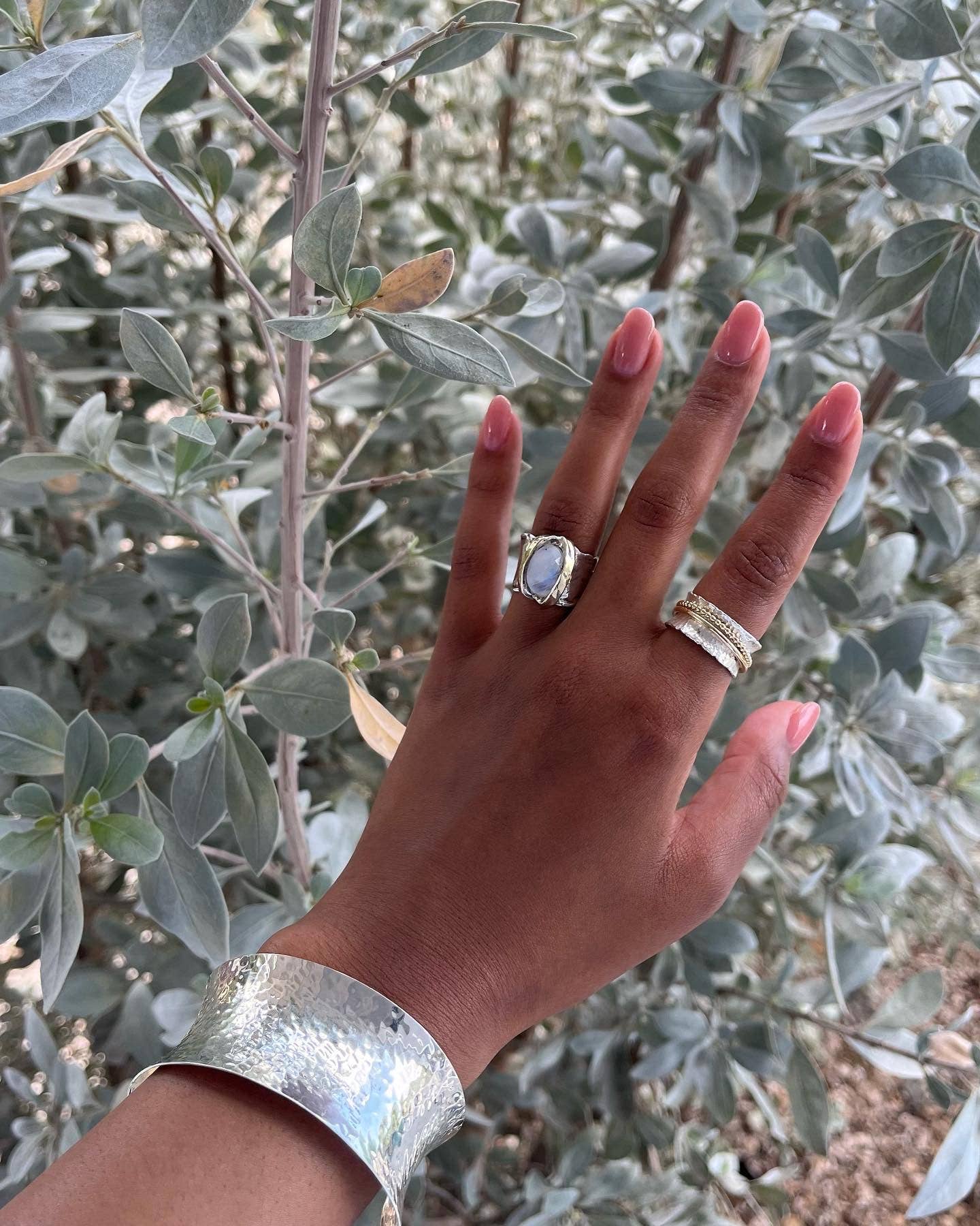 Jéh Jewels - Wholesale Band/Stacked Ring - Ring Silver + Goldfilled Chique2