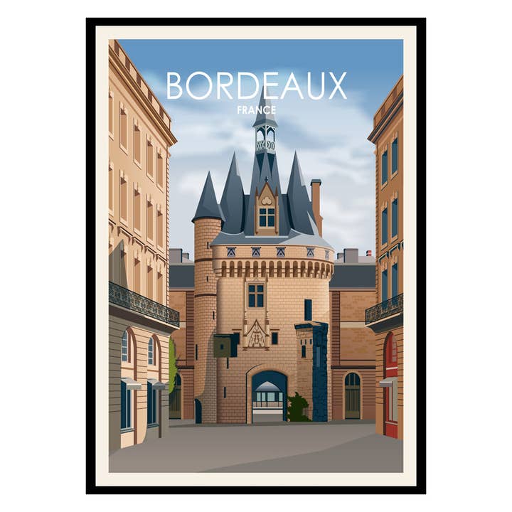 Bordeaux France Poster for wholesale by Places of Art