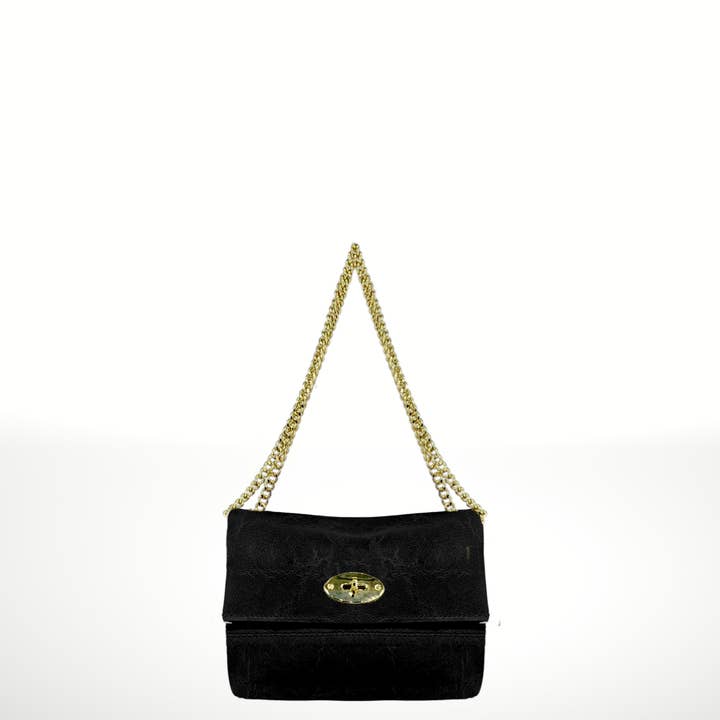 ITALIAN'S LEATHER - Wholesale Clutch Bag - Women's - Daiana Suede Leather Bag 22071310