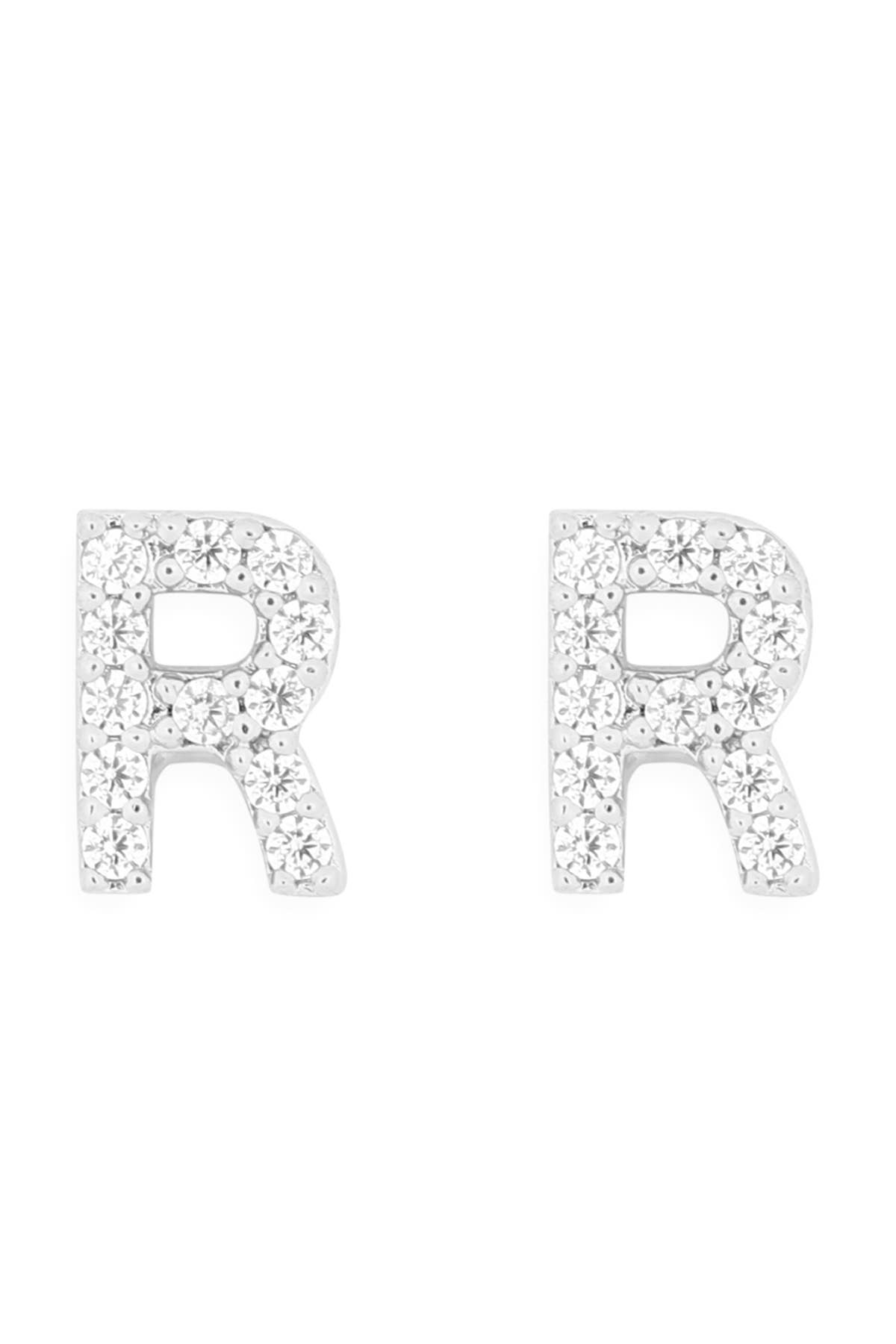 MYS Wholesale Inc - Wholesale Stud/Post Earrings - Cubic Zirconia Initial Earrings30
