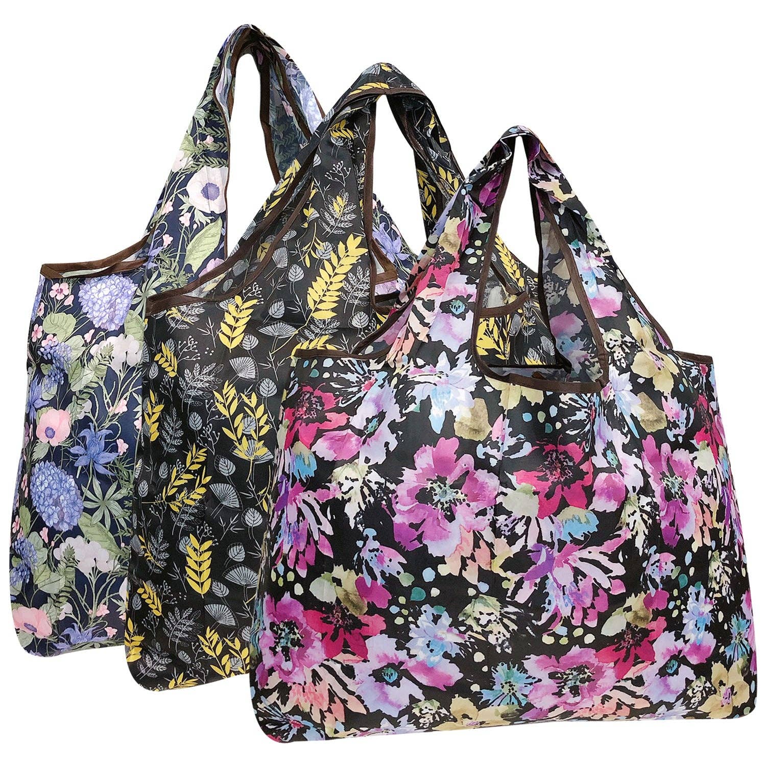 Wrapables.com - Wholesale Grocery/Shopping Bag - Wrapables Eco-Friendly Large Nylon Reusable  Bags (Set of 3)160