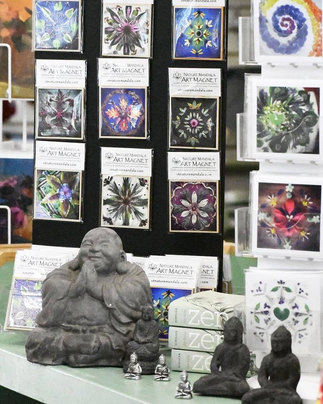 Nature Mandala Art - Wholesale Magnet - Nature / Flower Mandala Magnets :: 10 Designs1