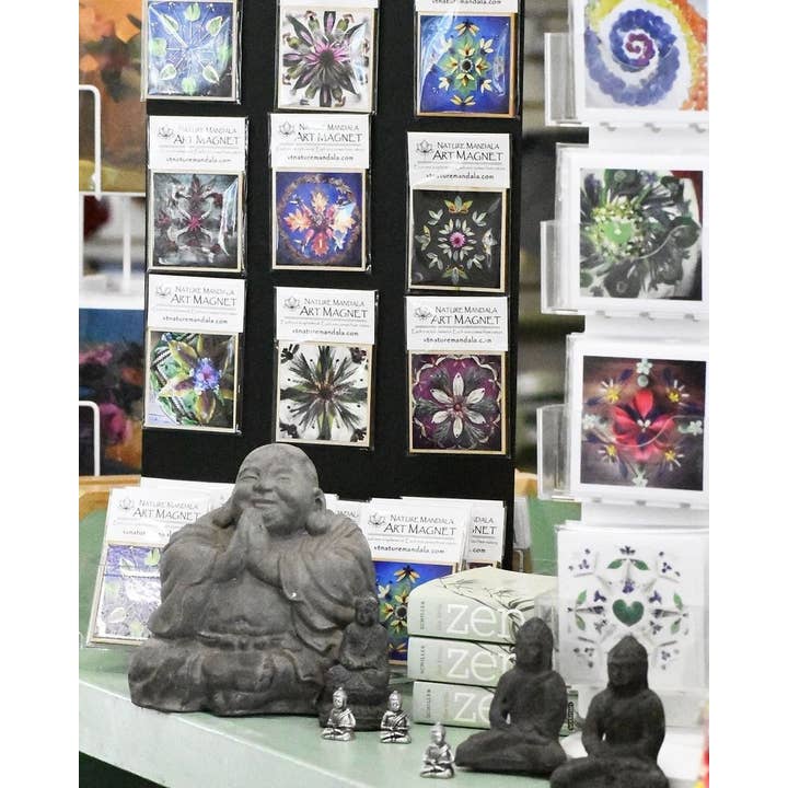 Nature Mandala Art - Wholesale Magnet - Nature / Flower Mandala Magnets :: 10 Designs1
