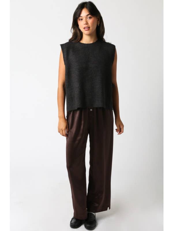 Olivaceous - Wholesale Sweater Vest - Women's - Kristin Knit Vest3