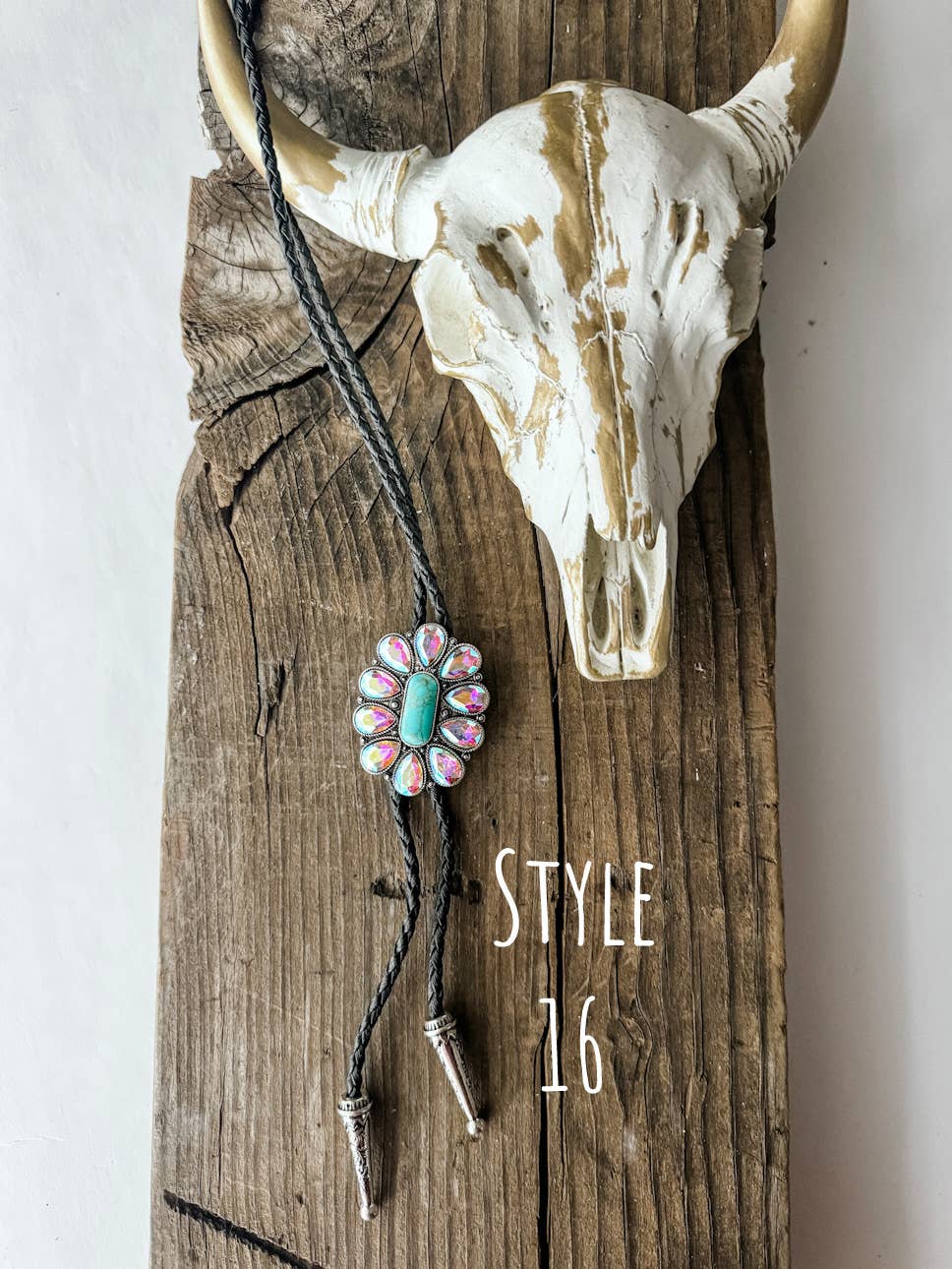 Boho Ranch Shop - Wholesale Pendant/Charm Necklace - Western Bolo Long Pendant Necklace2