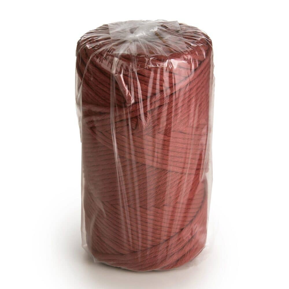 MB Cordas - Wholesale Cord - 3MM Single Twisted 500g Macrame Cotton Cord BORDO 140m Macrame String 1 PLY Craft Rope4