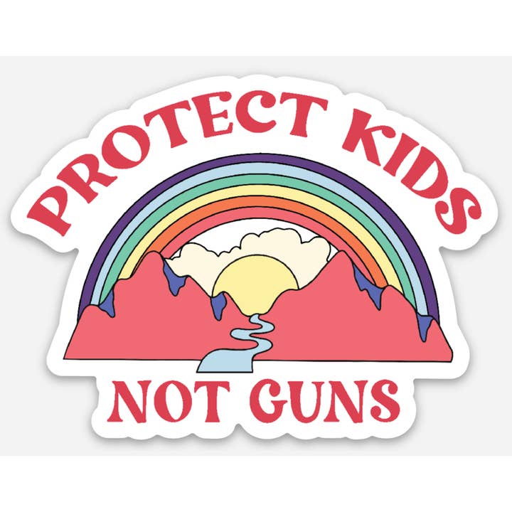 Bescherm kinderen, geen wapens sticker voor wholesale door inviting affairs paperie