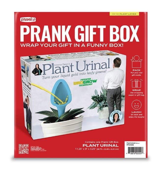 Grandpa Joe's Candy Shop - Wholesale Gag gift/novelty gift - Prank Gift Box - Plant Urinal 1ct Box