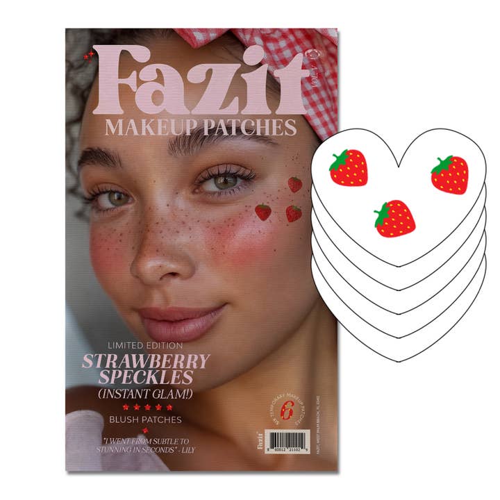 Strawberry Speckles Makeup Patches for wholesale by Fazit