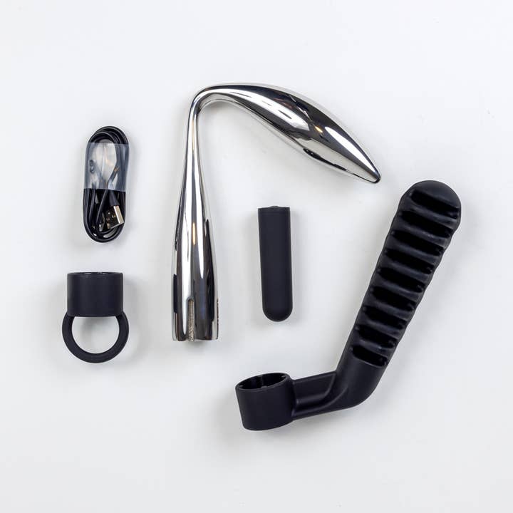 VELVET BRANDS - Wholesale Sex Toy - L'acier Reverb, Vibrating Stainless Anal Plug