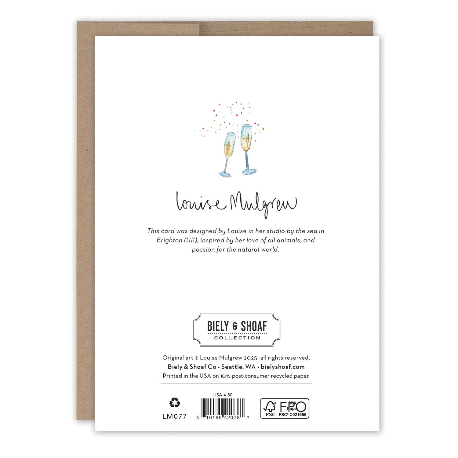 Biely & Shoaf – wholesale Årsdagskort – Champagne Jubileumskort2