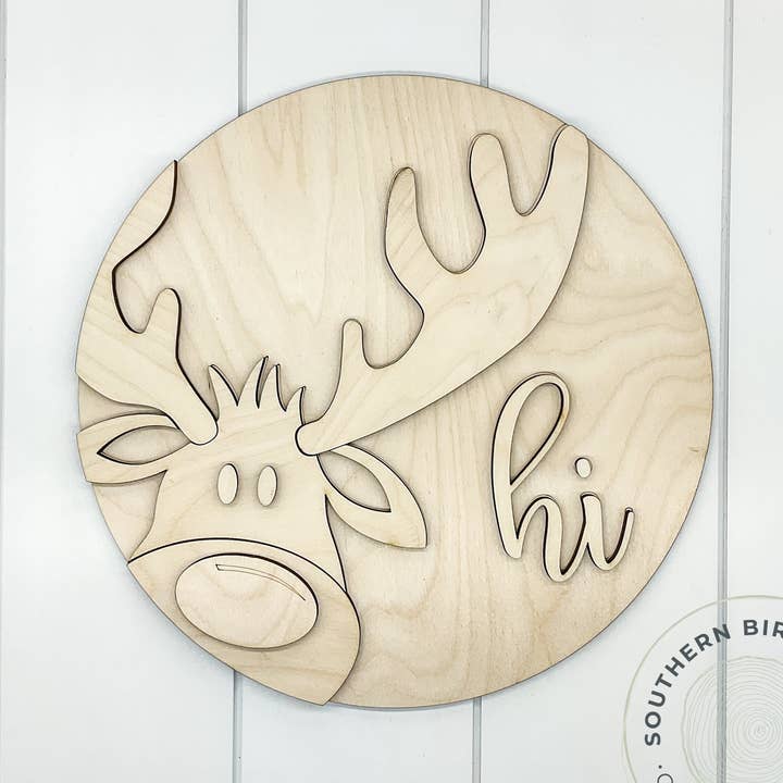 Rendier 3D Round Blank voor wholesale door Southern Birch Company