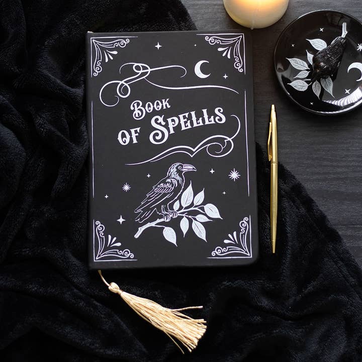Mystic Raven Book of Spells A5 Notebook for wholesale by WONDER IMPORTS AUSTRALIA