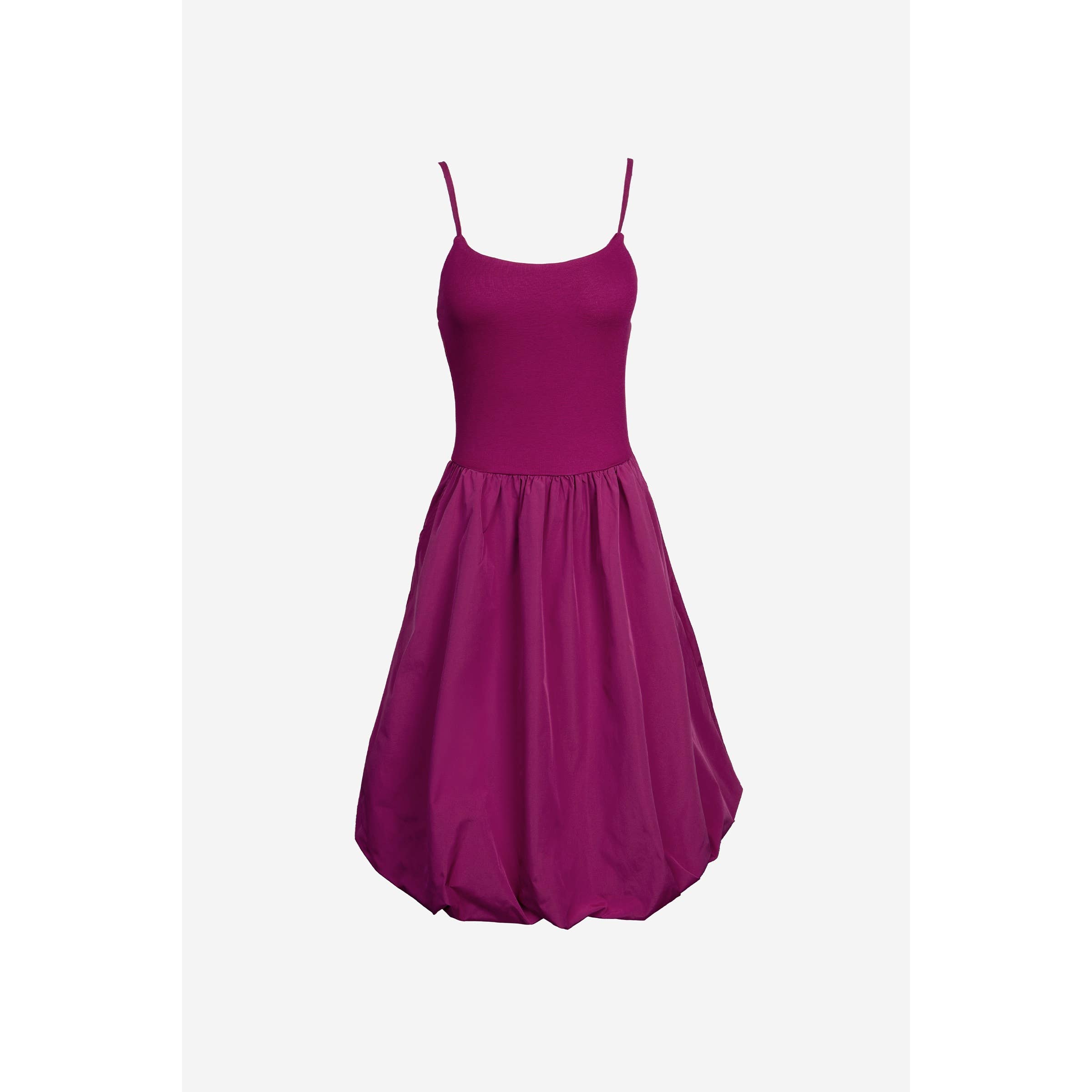 Naked Zebra - Vente Robe – femme - Robe mi-longue sans manches à jupe bouffante1