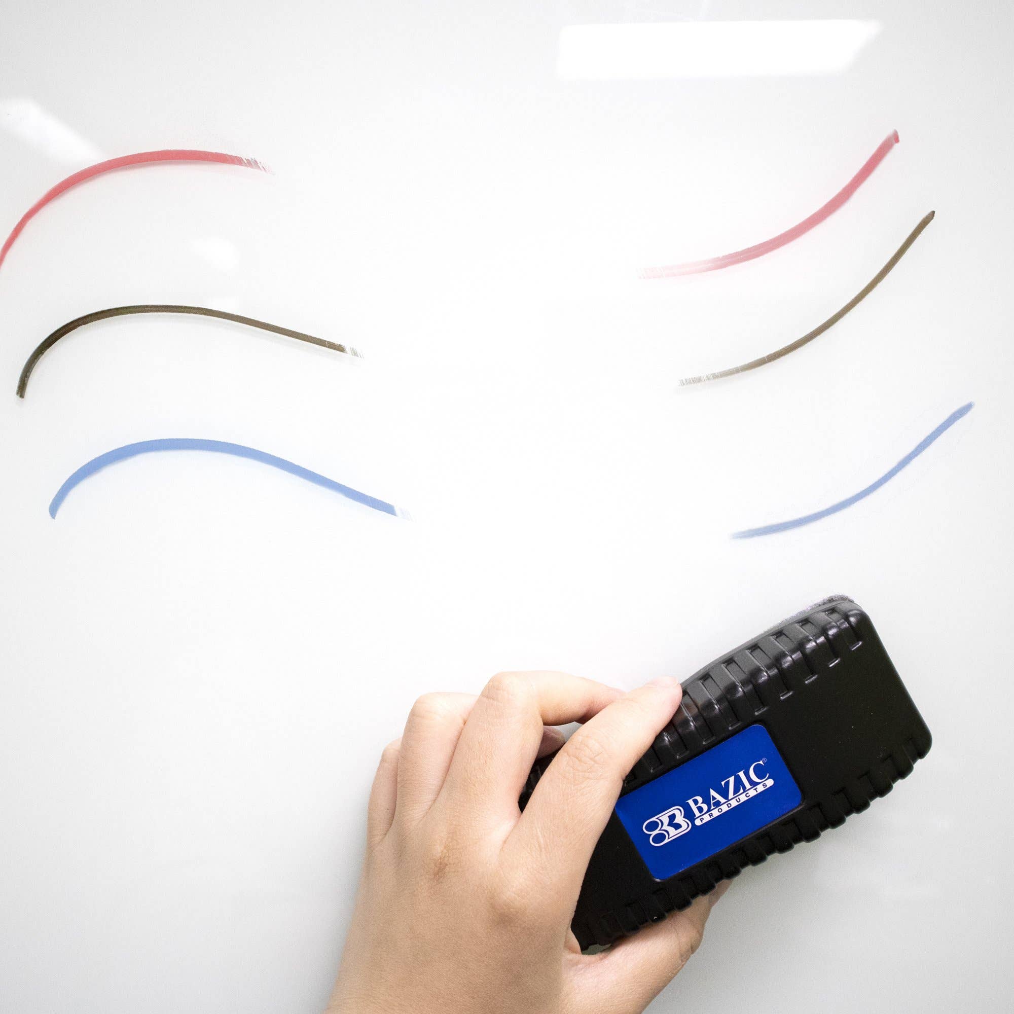 Luna Office Supply -  Everyday Essential – Caneta hidrográfica por atacado – Marcadores apagáveis a seco com ponta de cinzel preto - pacote com 123