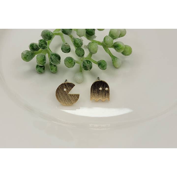BETTYOH INC - Wholesale Stud/Post Earrings - Pac-Man Post Earring