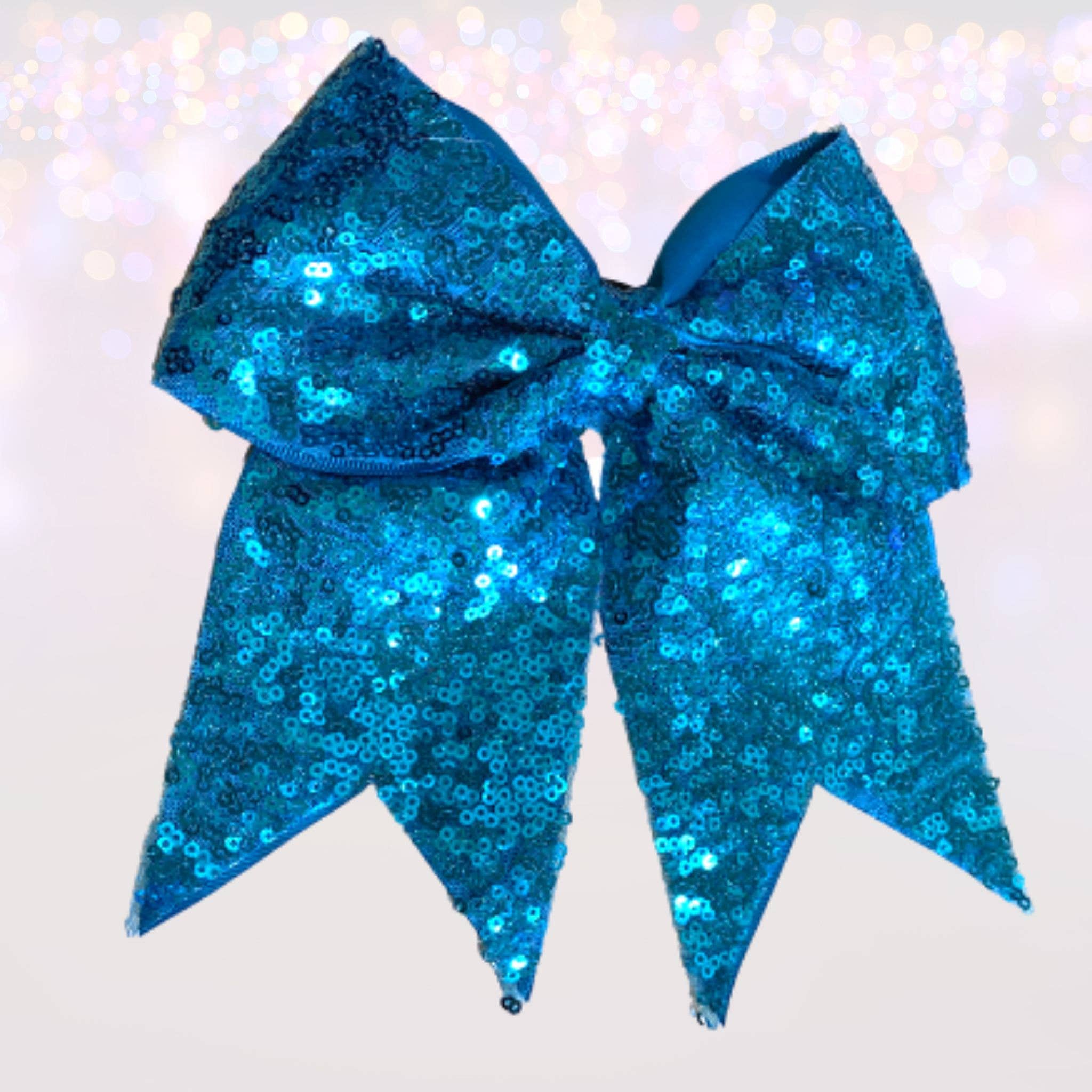 Chicky Chicky Bling Bling - Vente Nœud pour cheveux – enfant - Archets de pom-pom girl à paillettes de 7 pouces, poney de pom-pom girl14